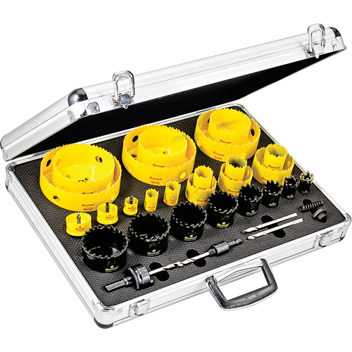 Electrician's Hole Saw Kits, 31 Pieces Haskins Industrial Inc.