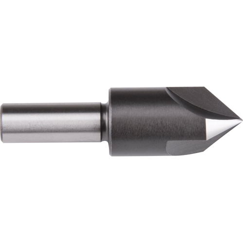 Straight Shank Countersink, 3/8", High Speed Steel, 60° Angle, 3 Flutes Haskins Industrial Inc.