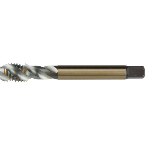 45° Spiral Flute Tap, High Speed Cobalt, M8x1.25 Thread, 72 mm L Haskins Industrial Inc.