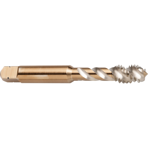 45° Spiral Flute Tap, High Speed Cobalt, 1/4"-20 Thread, 2-1/2" L Haskins Industrial Inc.