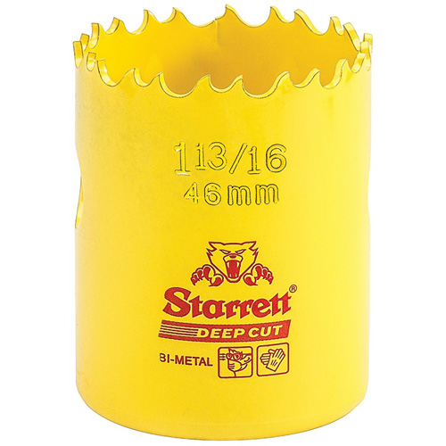 Scie &agrave; cloche bim&eacute;tal 1-13/1, 1-13/16", Profondeur de la coupe 2", Bim&eacute;tal Haskins Industrial Inc.