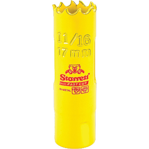 Scie &agrave; cloche bim&eacute;tal - 11/16", 11/16", Profondeur de la coupe 1-5/8", Bim&eacute;tal Haskins Industrial Inc.