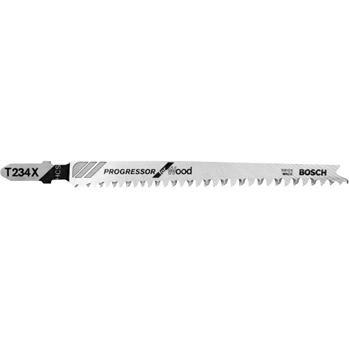 Jigsaw Blade, High-Carbon Steel, T-Shank, 4-5/8" L, 8-12 TPI Haskins Industrial Inc.