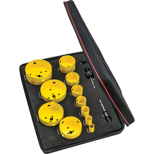 Electrician's Hole Saw Kit, 14 Pieces Haskins Industrial Inc.