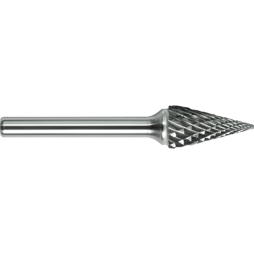 Drillco&reg; Solid Carbide Burr, SM-4L, 3/8" Dia., 1/4" Shank, 1" Depth of Cut Haskins Industrial Inc.