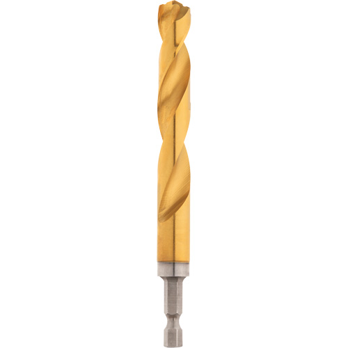 Shockwave Drill Bit, 1/2", Titanium, 3-21/64 Flute, 135° Point Haskins Industrial Inc.