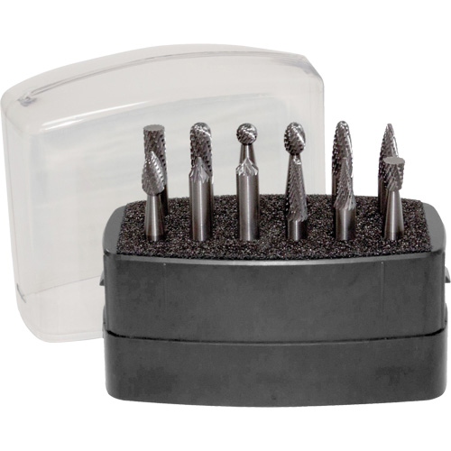 Double Cut Rotary Burr Set, 12 Pieces Haskins Industrial Inc.