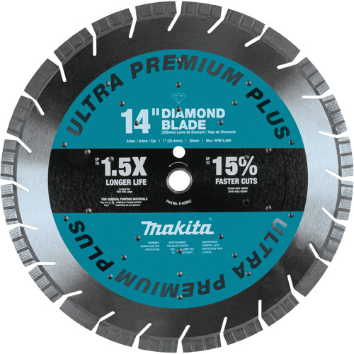 Lame diamant &agrave; bordure segment&eacute;e Ultra-Premium Plus Haskins Industrial Inc.