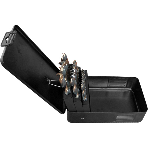 Jobber Length Drill Bit Set, 29 Pieces, High Speed Steel Haskins Industrial Inc.