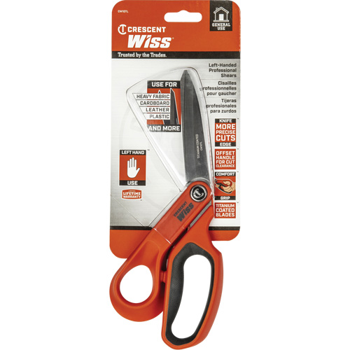 Cisaille pour ouvrier professionnel, 10", Poign&eacute;e Anneaux Haskins Industrial Inc.