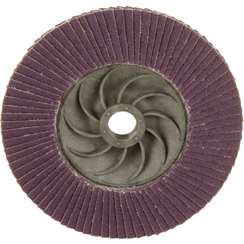 Disque &agrave; lamelles &agrave; changement rapide 769F, 4-1/2" x 5/8"-11, Type 29, Grain 120+, C&eacute;ramique Haskins Industrial Inc.