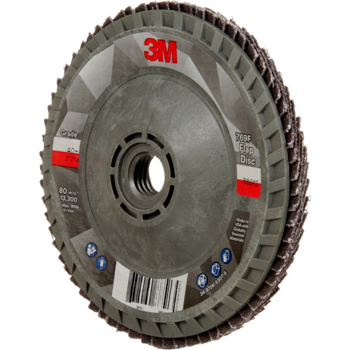 Disque &agrave; lamelles &agrave; changement rapide 769F, 4-1/2" x 5/8"-11, Type 29, Grain 40+, C&eacute;ramique Haskins Industrial Inc.