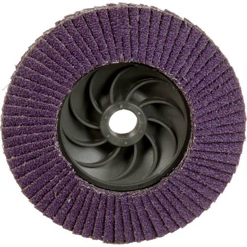 Disque &agrave; lamelles &agrave; changement rapide 769F, 4-1/2" x 5/8"-11, Type 29, Grain 40+, C&eacute;ramique Haskins Industrial Inc.