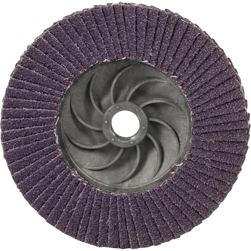 Disque &agrave; lamelles &agrave; changement rapide 769F, 4-1/2" x 5/8"-11, Type 27, Grain 40+, C&eacute;ramique Haskins Industrial Inc.