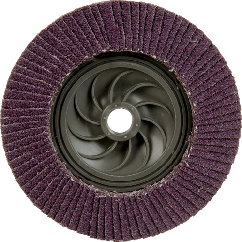 Disque &agrave; lamelles &agrave; changement rapide 769F, 5" x 5/8"-11, Type 29, Grain 40+, C&eacute;ramique Haskins Industrial Inc.