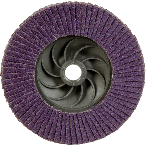 Disque &agrave; lamelles &agrave; changement rapide 769F, 4-1/2" x 5/8"-11, Type 27, Grain 60+, C&eacute;ramique Haskins Industrial Inc.