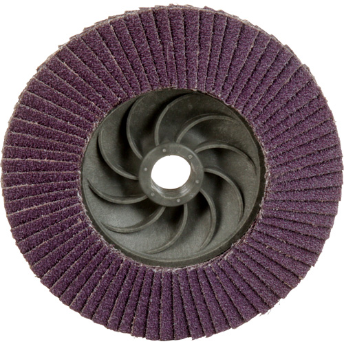 Disque &agrave; lamelles &agrave; changement rapide 769F, 4-1/2" x 5/8"-11, Type 29, Grain 60+, C&eacute;ramique Haskins Industrial Inc.