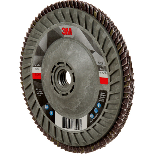 Disque &agrave; lamelles &agrave; changement rapide 769F, 5" x 5/8"-11, Type 29, Grain 60+, C&eacute;ramique Haskins Industrial Inc.