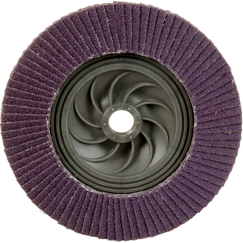 Disque &agrave; lamelles &agrave; changement rapide 769F, 5" x 5/8"-11, Type 29, Grain 60+, C&eacute;ramique Haskins Industrial Inc.