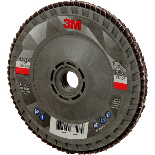 769F Quick Change Flap Disc, 4-1/2" x 5/8"-11, Type 29, 80+ Grit, Ceramic Haskins Industrial Inc.