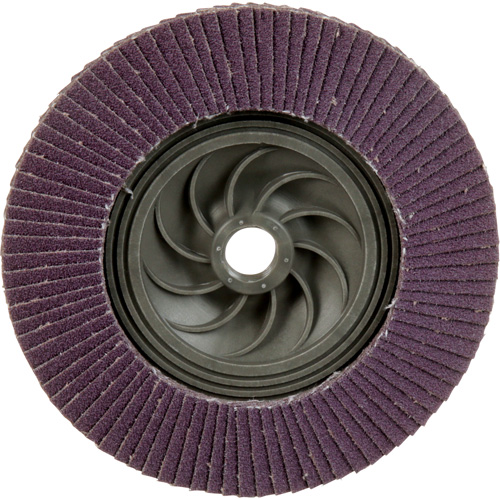 Disque &agrave; lamelles &agrave; changement rapide 769F, 5" x 5/8"-11, Type 29, Grain 80+, C&eacute;ramique Haskins Industrial Inc.