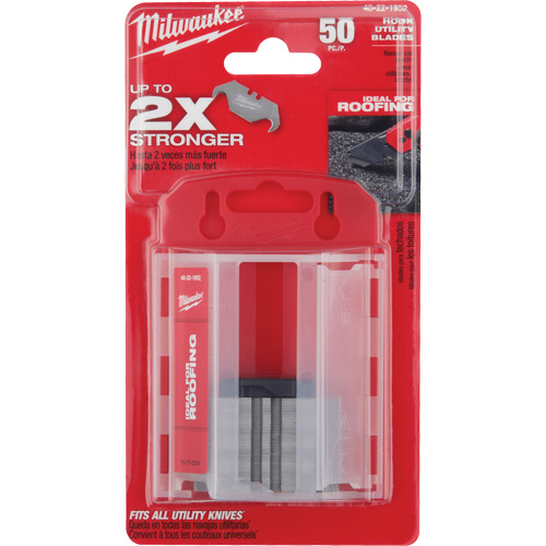 Hook Utility Knife Blades with Dispenser, Single Style Haskins Industrial Inc.