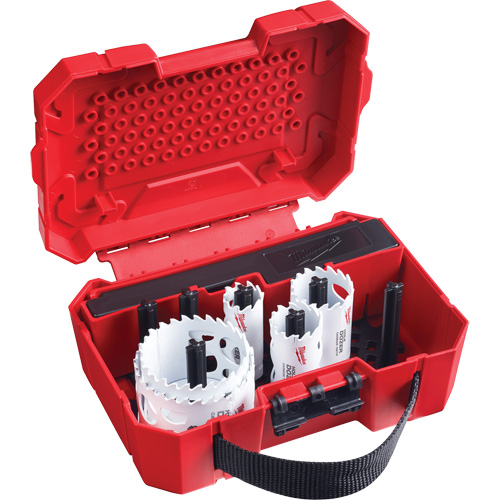 Hole Dozer Carbide Teeth Hole Saw Kit, 9 Pieces Haskins Industrial Inc.