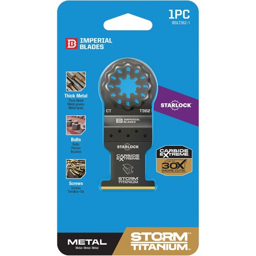 Starlock Carbide Extreme Storm Titanium Metal Blade Haskins Industrial Inc.