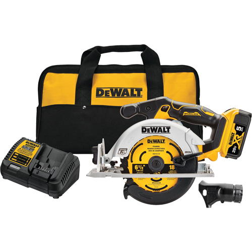 Max* Brushless Cordless Circular Saw Kit, 6-1/2", 20 V Haskins Industrial Inc.