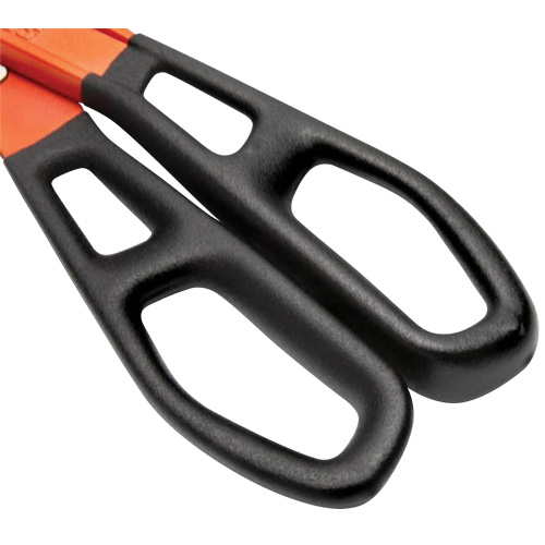 Cisaille d'&eacute;tain en aluminium dentel&eacute; de 13" avec poign&eacute;e tremp&eacute;e, Longueur de coupe de 3", Coupe Droit Haskins Industrial Inc.