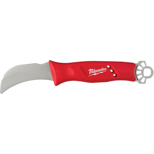 Couteau courb&eacute; de monteur de ligne avec anneau STICKWORK 3-en-1 Haskins Industrial Inc.