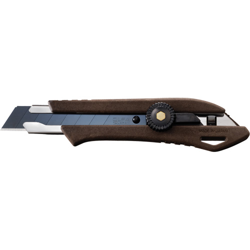 Ratchet Lock Knife, 18 mm, Wood Handle Haskins Industrial Inc.