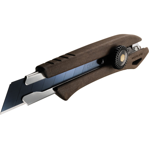 Ratchet Lock Knife, 18 mm, Wood Handle Haskins Industrial Inc.