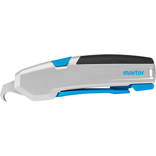 Secupro 625 Retractable Safety Knife with Hook Blade, 16 mm, Heavy-Duty, Aluminum Handle Haskins Industrial Inc.