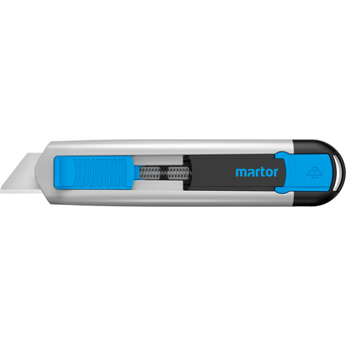 Secunorm 525 Retractable Safety Knife with Blunt Tip Blade, 18 mm, Aluminum Handle Haskins Industrial Inc.