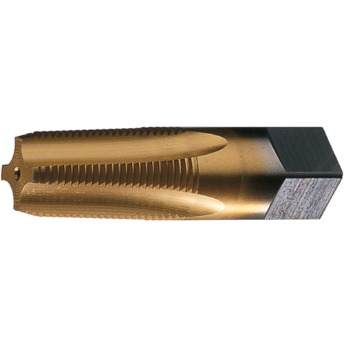 PTT-TN Semi-Bottoming Pipe Tap, 1-1/2"-11.5, 7 Flutes, 4-1/4" L, Taper, High Speed Steel Haskins Industrial Inc.