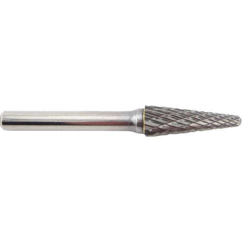 Fraise en carbure conique &agrave; coupe agressive, 3/8" dia., 1/4" Tige, 1-1/16" Prof. de la coupe Haskins Industrial Inc.