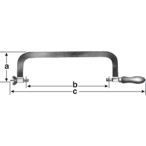 Hacksaw Frame, 12" Haskins Industrial Inc.