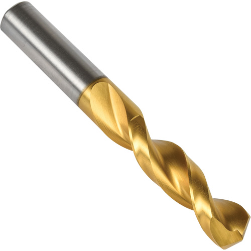Stub Drill Bit with Parabolic Flutes, #26, High Speed Steel, 1" Flute, 135° Point Haskins Industrial Inc.