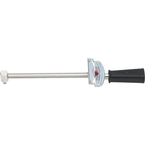Beam Torque Wrench, Click, 3/8" Square Drive, 0 - 800 in-lbs. Haskins Industrial Inc.