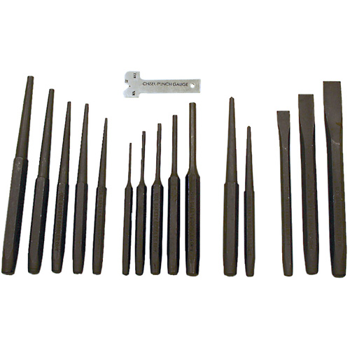 Punch & Chisel Set, 16 Pieces Haskins Industrial Inc.
