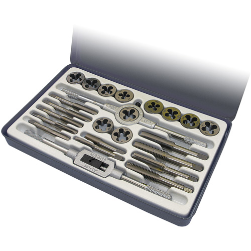 SAE Alloy Tap and Die Set, 24 Pieces Haskins Industrial Inc.