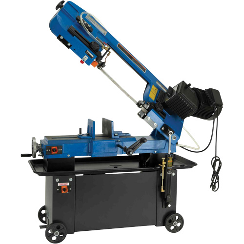 Scie &agrave; ruban pour m&eacute;tal JHVG-712, Horizontal, Capacit&eacute; de coupe 7" rond et 7" x 12" rectangulaire Haskins Industrial Inc.