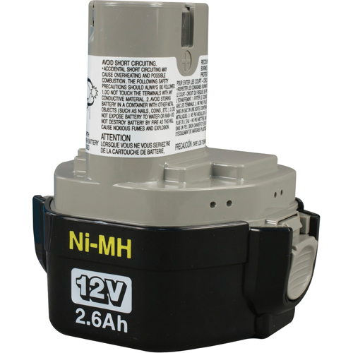 Bloc-piles de style nacelle, Ni-MH, 12 V, 2,6 A Haskins Industrial Inc.