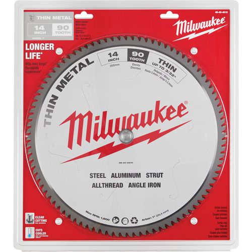Lames de scie circulaire Endurance, 14", 90 dents, Pour M&eacute;tal Haskins Industrial Inc.