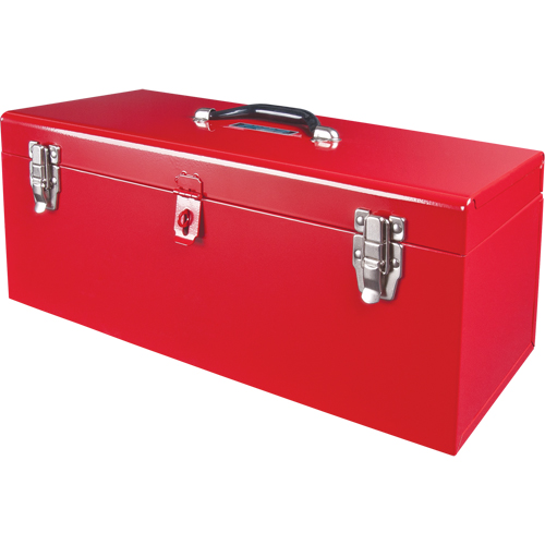 Coffre &agrave; outils portatif ATB100 avec plateau en m&eacute;tal pour outils, 8-3/4" P x 21" la x 9" h, Rouge Haskins Industrial Inc.