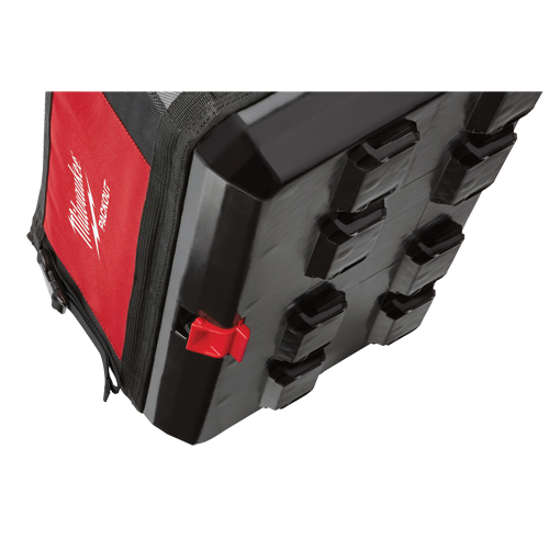 Packout Tote, Ballistic Nylon, 32 Pockets, Black/Red Haskins Industrial Inc.
