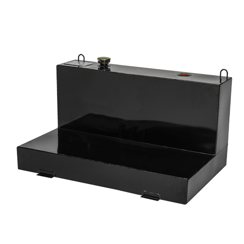 Steel Fuel Transfer Tank, Steel, 100 Gal. Capacity, Black Haskins Industrial Inc.