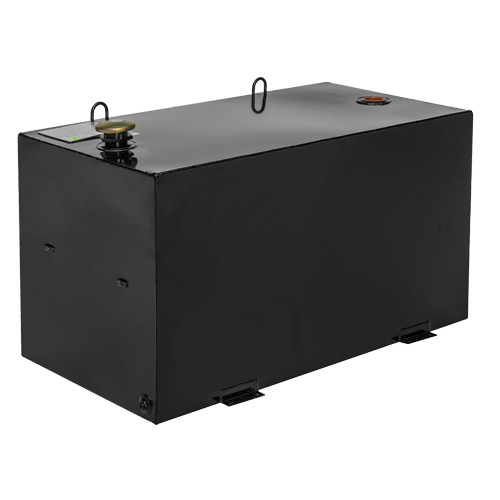 Steel Fuel Transfer Tank, Steel, 100 Gal. Capacity, Black Haskins Industrial Inc.