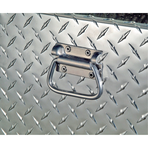Aluminum Fuel Transfer Tank & Chest, Aluminum, 74 gal. Capacity, Silver Haskins Industrial Inc.